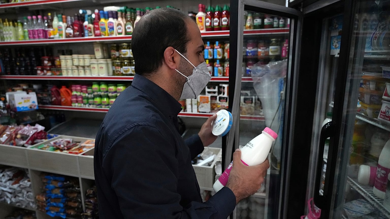 Tahran'da bir süpermarket