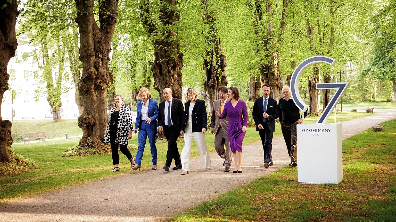 I ministri degli Esteri del G7