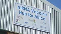 Hub vaccinale in Sudafrica. 