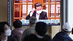Nordkoreanischer Diktator Kim Jong Un mit Maske