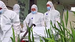 Ukraine's military prepares the bodies of dead Russian soldiers to be returned home