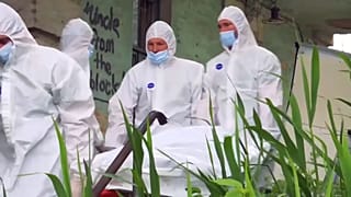 Ukraine's military prepares the bodies of dead Russian soldiers to be returned home