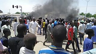 مظاهرات في نيجيريا. 