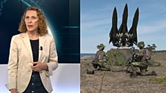 Beatriz Beiras, Euronews /  61 batallón de defensa antiaérea del Ejército sueco en Gotland, Suecia 2022