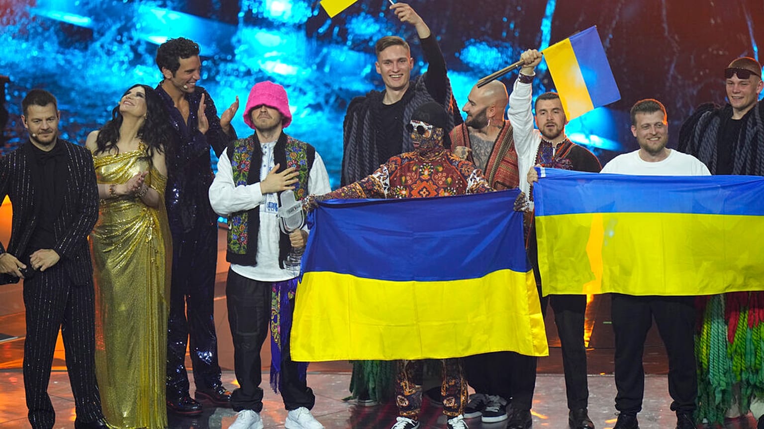 Kalush Orchestra aus der Ukraine beim ESC in Turin