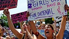 Manifestanción en defensa del derecho al aborto en St.Louis, Estados Unidos