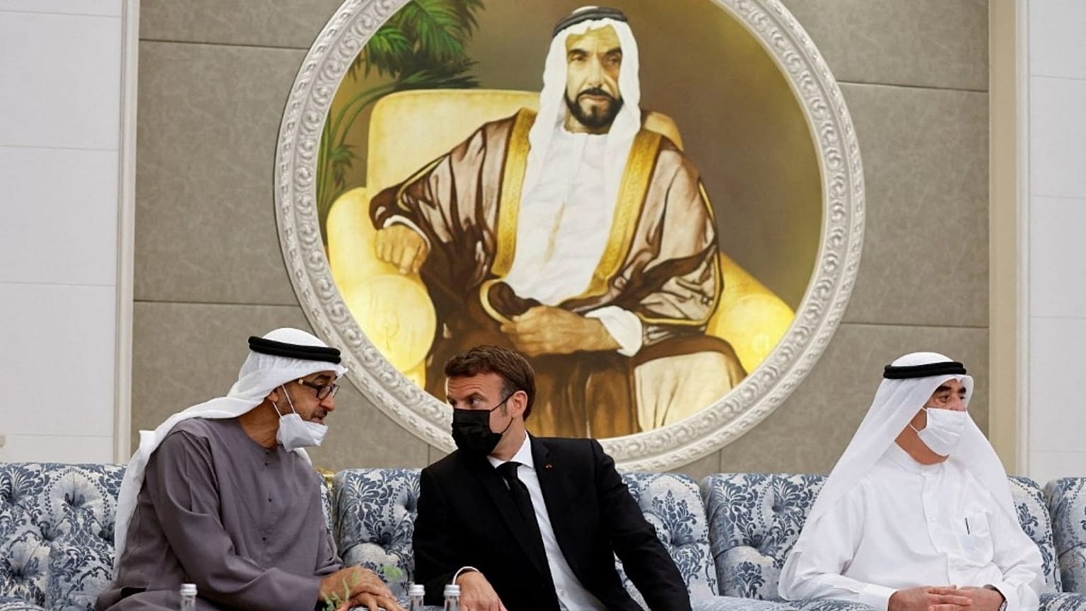 امانوئل ماکرون در ابوظبی
