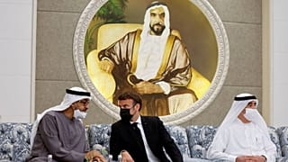 امانوئل ماکرون در ابوظبی