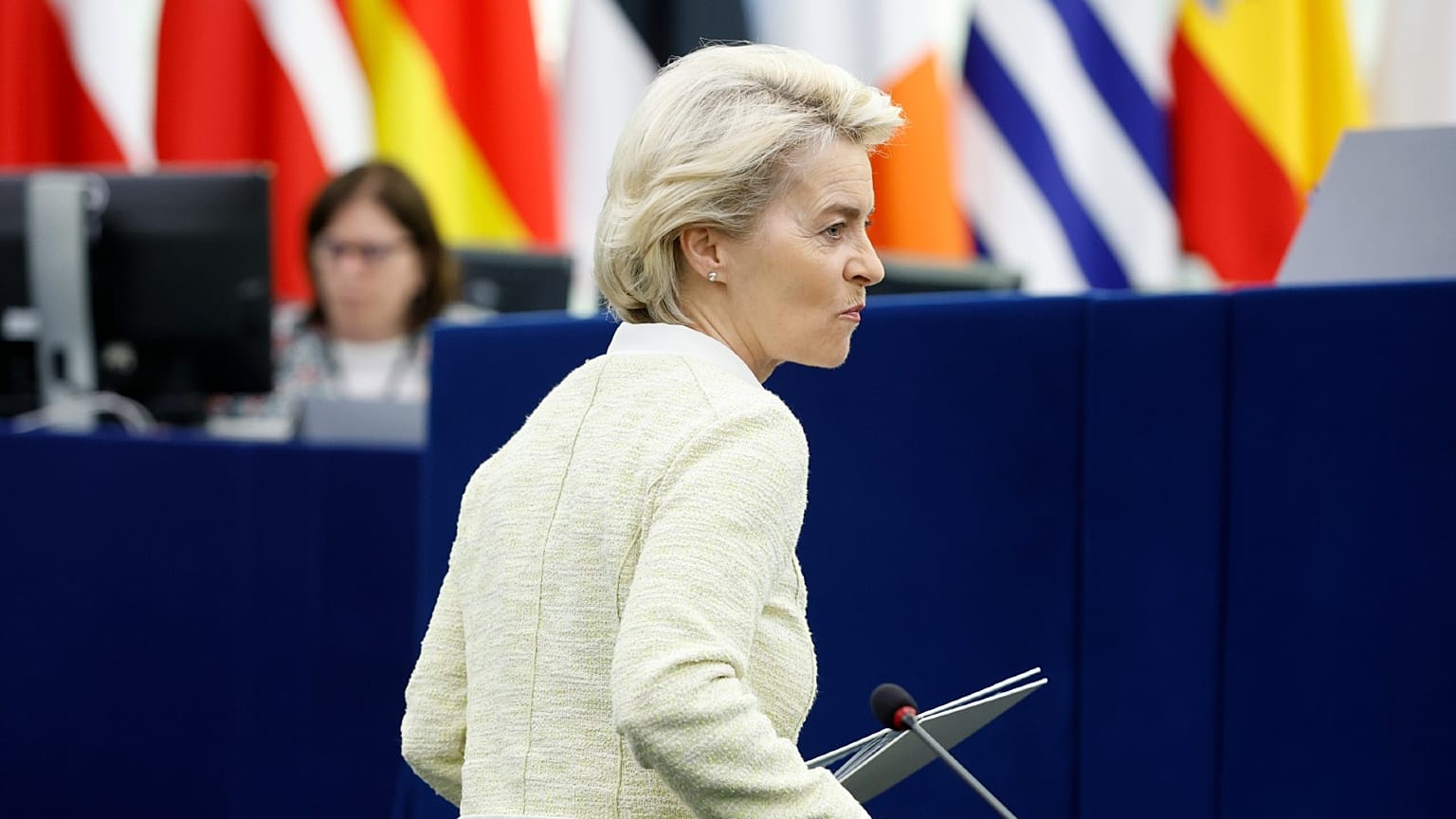 La presidente della Commissione europea Ursula von der Leyen