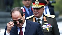 الرئيس المصري عبد الفتاح السيسي في العاصمة القبرصية نيقوسيا، يوم الإثنين 20 نوفمبر 2017