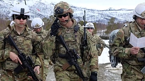 American NATO paratroopers