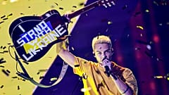 Winner Malik Harris performs his song 'Rockstars' at the German preliminary round 'Germany 12 Points' of the Eurovision Song Contest (ESC) in Berlin, Germany, March, 2022.