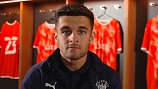 Jake Daniels made his debut for Blackpool last month.