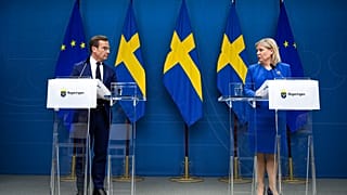 Für die schwedische Ministerpräsidentin ist der Beitrittswille eine größere Kehrtwende als für ihren Koalitionspartner.