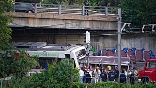 Acidente de comboio em Espanha