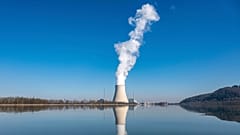 The nuclear power plant (NPP) Isar 2 is pictured in Essenbach, Germany.