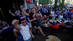 Stimmung in Sevillas Innenstadt vor dem Endspiel