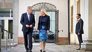 İsveç'te resmi ziyarette bulunan Finlandiya Cumhurbaşkanı Sauli Niinistö İsveç Başbakanı Magdalena Andersson ile ortak basın toplantısı düzenledi
