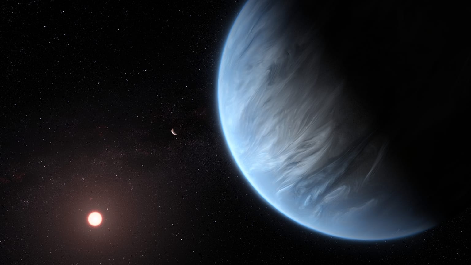Artist's impression of K2-18b