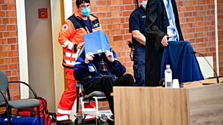 Der Angeklagte vor Gericht im Mai 2022