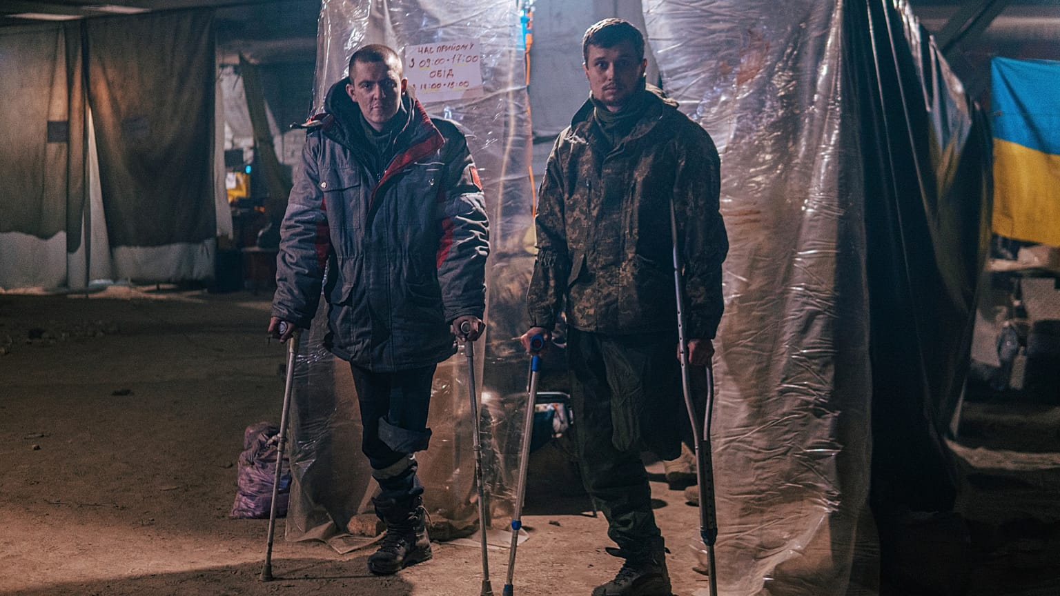 Soldats ukrainiens mutilés