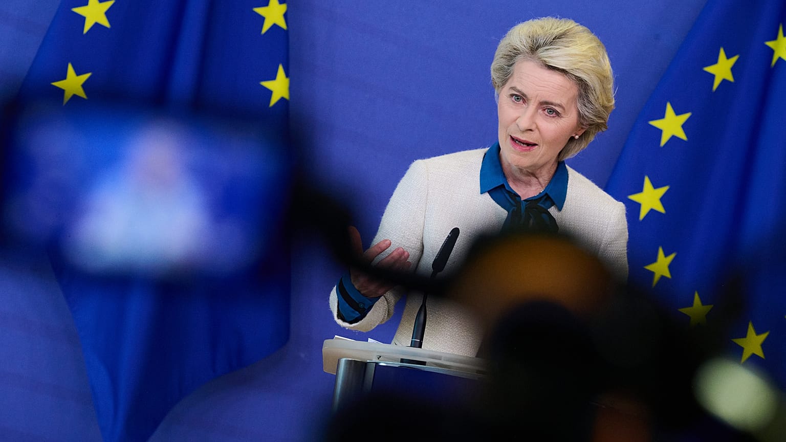 Ursula von der Leyen, presidenta de la Comisión Europea. 