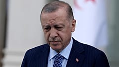 Le président turc Recep Tayyip Erdoğan, le 16 mai 2022 à Ankara.