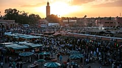 Marrakesch vor der Coronavirus-Pandemie