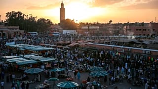 Marrakesch vor der Coronavirus-Pandemie