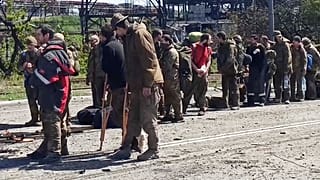 Ukrainische Kämpfer aus dem Asowstal-Stahlwerk, 18.05.2022