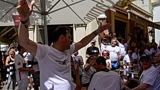 Eintracht Frankfurt Fans in Sevilla