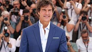 الممثل الأمريكي توم توم كروز  في مهرجان السينما الدولي الخامس والسبعين كان في جنوب فرنسا. الأربعاء 18 مايو 2022.