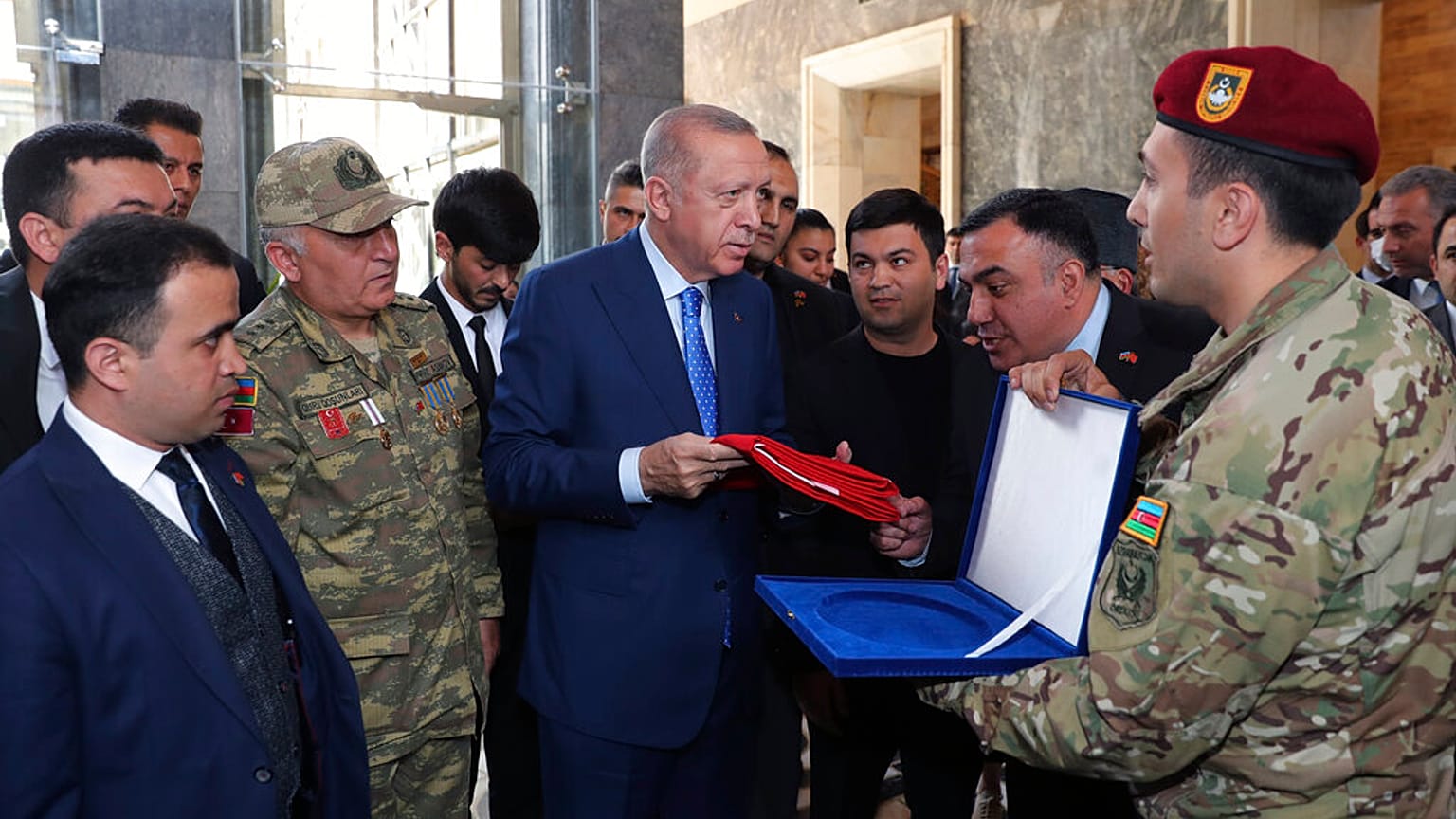 Der türkische Präsident Recep Tayyip Erdogan am Mittwoch im Parlament in Ankara