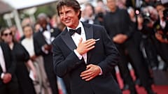 Tom Cruise auf dem roten Teppich in Cannes