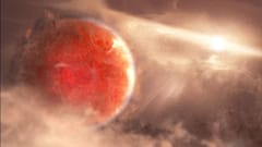 AB Aur b, une gigantesque exoplanète semblable à Jupiter.