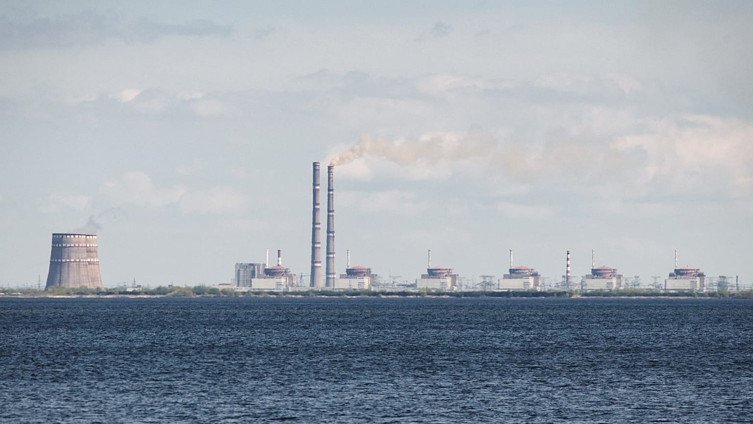 Archives : la centrale nucléaire de Zaporijjia, le 27 mars 2022