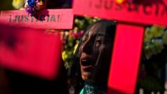 Des manifestantes mexicaines se mobilisent contre les féminicides à Mexico City