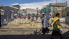 Mural no bairro de Mafalala