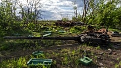 Zurückgelassenes Material der russischen Truppen in der Ukraine