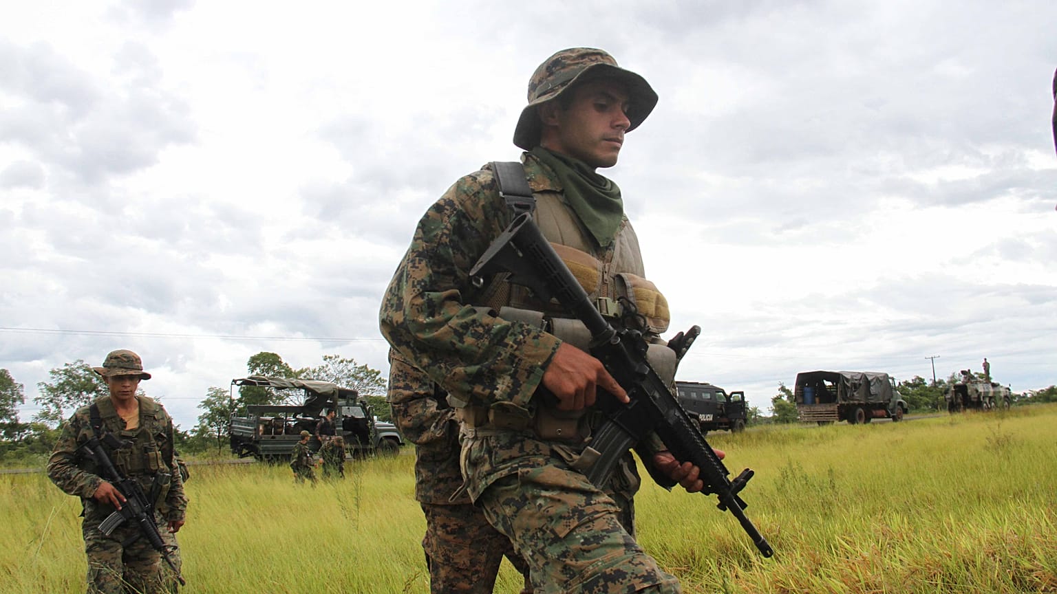 Guerriglia in Paraguay.