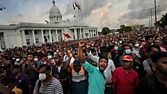 Sri Lanka'da yönetim karşıtı gösteriler 