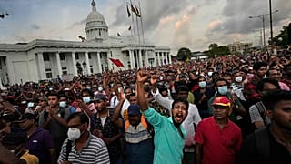 Sri Lanka'da yönetim karşıtı gösteriler 