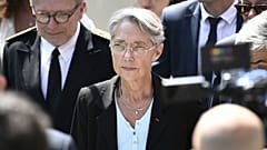La Première ministre française, Elisabeth Borne, le 19 mai aux Mureaux en région parisienne. 