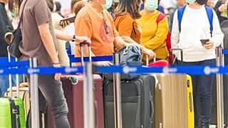 Travellers have faced nightmare queues at Palma airport