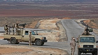 دورية للجيش الأردني على طول الحدود مع سوريا