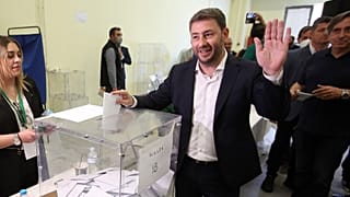 Ο πρόεδρος του ΠΑΣΟΚ- ΚΙΝΑΛ, Νίκος Ανδρουλάκης