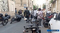 محل ترور یکی از اعضای سپاه پاسداران ایران در شرق تهران