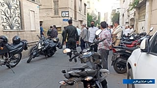 محل ترور یکی از اعضای سپاه پاسداران ایران در شرق تهران