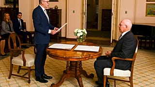 Ο ηγέτης των Εργατικών της Αυστραλίας, Άντονι Αλμπανέζι ορκίζεται πρωθυπουργός