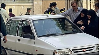 السيارة التي اغتيل فيها العقيد صياد خدائي